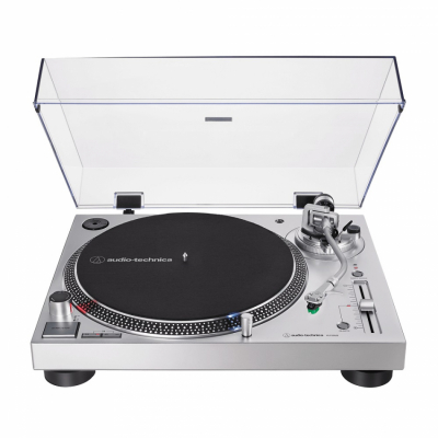 Audio Technica AT-LP120XUSB Plattenspieler, silber