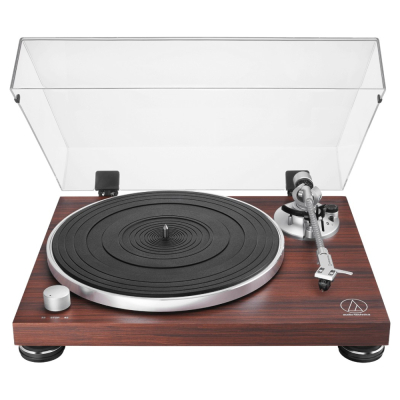 Audio-Technica AT-LPW50BT-RW Plattenspieler mit Bluetooth, Walnuss