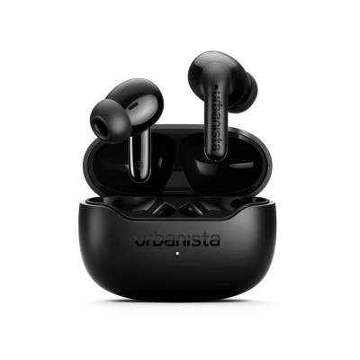 Urbanista Palermo kabellose Kopfhörer mit Geräuschunterdrückung, Midnight Black
