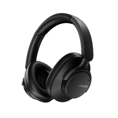 Urbanista Valencia kabellose Over-Ear-Kopfhörer mit Geräuschunterdrückung, Midnight Black
