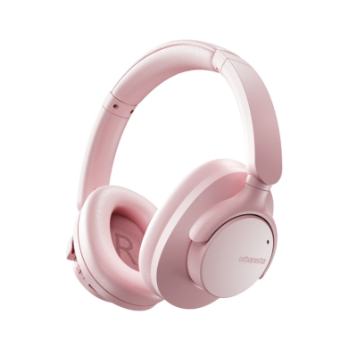 Urbanista Valencia kabellose Over-Ear-Kopfhörer mit Geräuschunterdrückung, Powder Pink