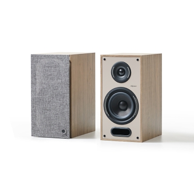 Elipson Horus 6B Regallautsprecher Light Wood/Beige, Paar