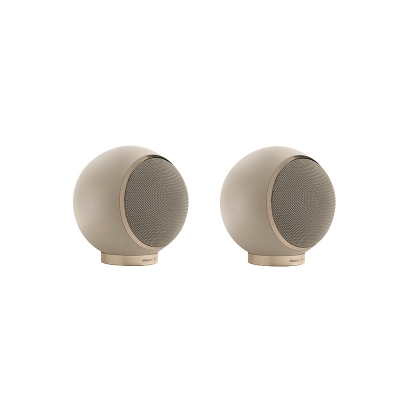 Elipson Planet M Kugellautsprecher beige, Paar