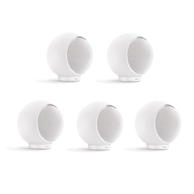 Elipson Planet M Kugellautsprecher 5.0-Set mattweiß