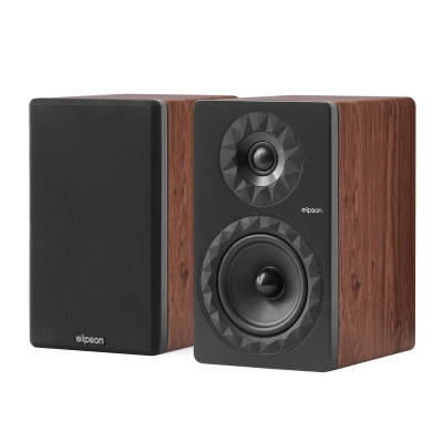 Elipson Prestige Facet II 6B Regallautsprecher, Nussbaum, Paar