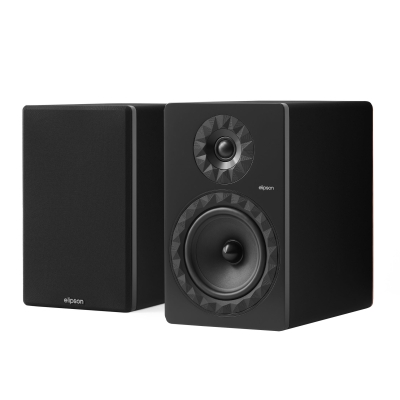 Elipson Prestige Facet II 8B Regallautsprecher, mattschwarz, Paar