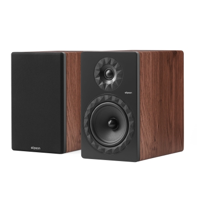 Elipson Prestige Facet II 8B Regallautsprecher, Nussbaum, Paar
