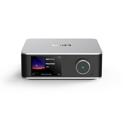 WiiM Ultra Netzwerkplayer mit HDMI ARC, Touchscreen & Chromecast, silber