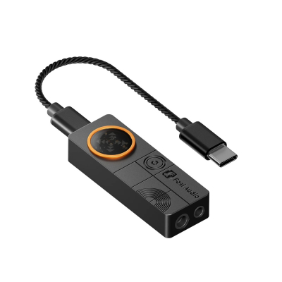Fosi Audio DS3 portabler DAC & Kopfhörerverstärker, Obsidian