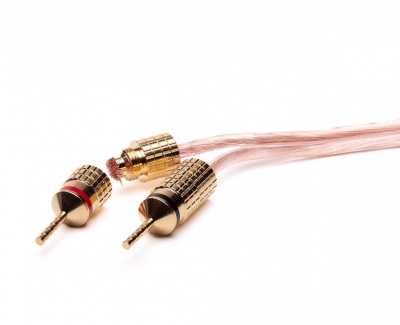 Analogis Speaker Cable Pins Lautsprecherstecker, 4er-Pack