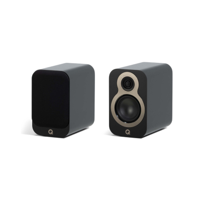 Q Acoustics 3010c Regallautsprecher, matt schwarz