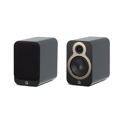 Q Acoustics 3020c Regallautsprecher, matt schwarz