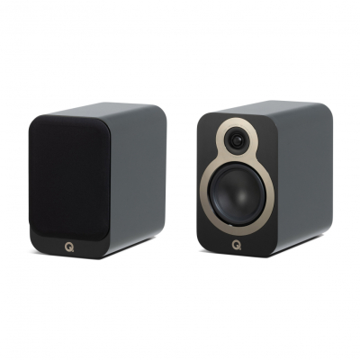 Q Acoustics 3030c Regallautsprecher, matt schwarz