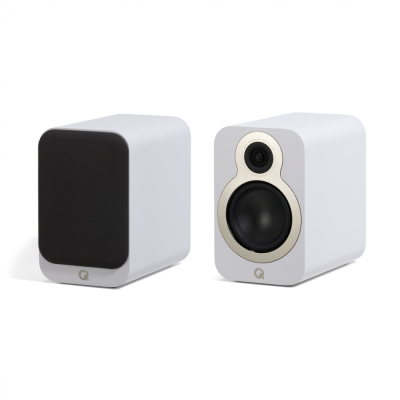 Q Acoustics 3030c Regallautsprecher, matt weiß