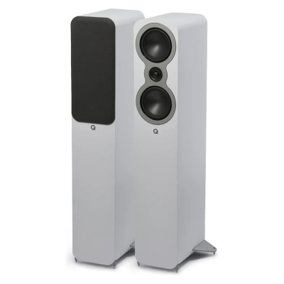 Q Acoustics 3040c Standlautsprecher, mattweißes Paar