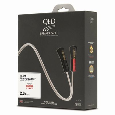 Qed Silver Anniversary XT konfektioniertes Lautsprecherkabel