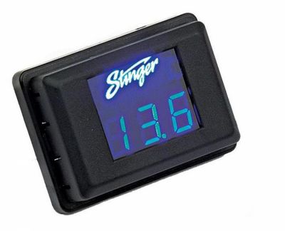 Universelles Stinger-Voltmeter, blaues Display
