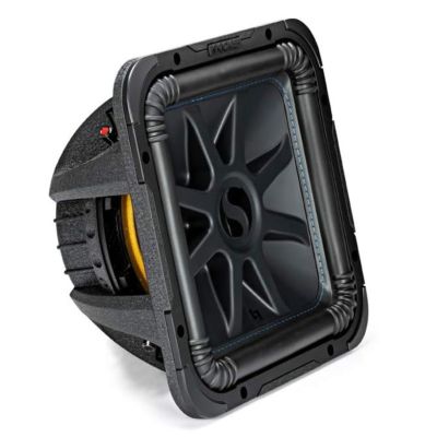 Kicker Solo-Baric L7S124, quadratischer 12-Zoll-Subwoofer, 2 × 4 Ohm