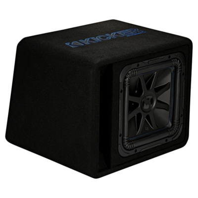 Kicker Solo-Baric VL7S122, portierte 12-Zoll-Subwooferbox, 2 Ohm
