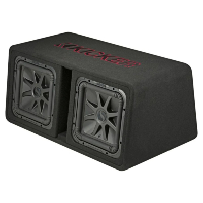 Kicker Solo-Baric DL7R122, Bassreflex-Gehäuse mit 2 x 12 Zoll, 2 Ohm