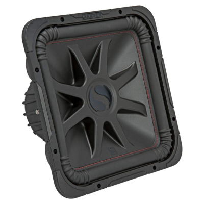 Kicker Solo-Baric L7R152, quadratischer 15-Zoll-Subwoofer, 2x2 Ohm