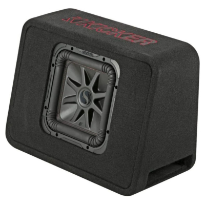 Kicker Solo-Baric TL7R102, 10 Zoll Subwoofer-Gehäuse, 2 Ohm