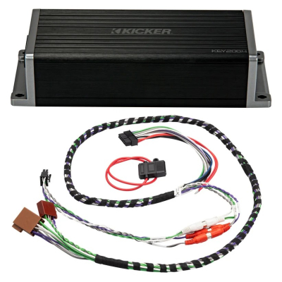 Kicker KEY200.4ISO, 4-kanalige Plug & Play DSP-Endstufe
