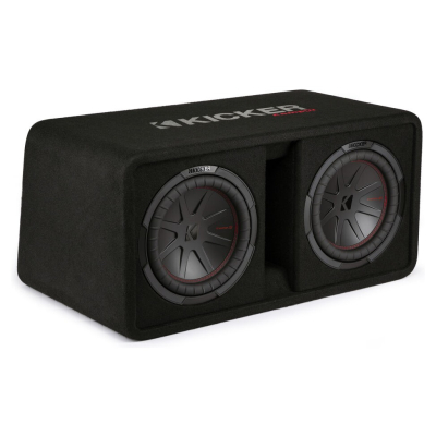 Kicker CompR DCWR102, 2 x 10 Zoll Subwoofer-Gehäuse, 2 Ohm