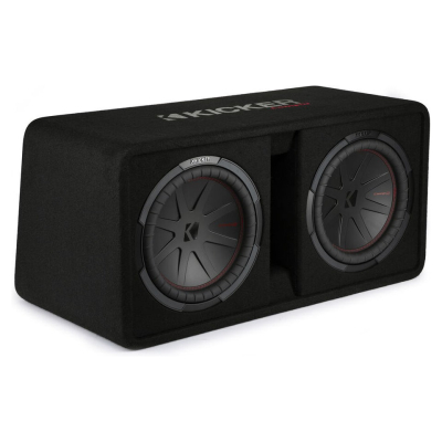 Kicker CompR DCWR122, 2 x 12 Zoll Subwoofer-Gehäuse, 2 Ohm