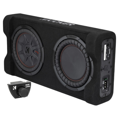 Kicker CompRT PTRTP10, 10-Zoll-Downfire-Aktivsubwoofergehäuse