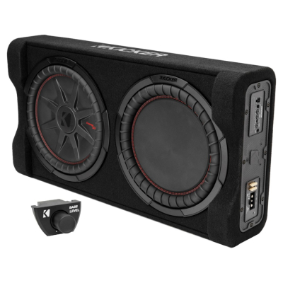 Kicker CompRT PTRTP12, 12-Zoll-Aktivsubwoofer mit Downfire-Gehäuse