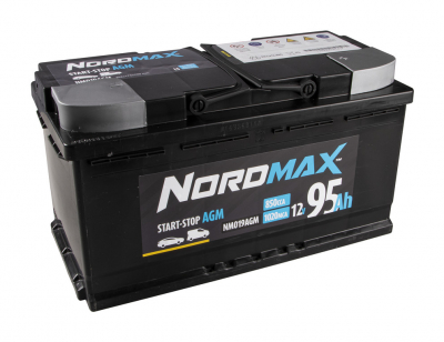 Nordmax AGM-Batterie, 95Ah / 12V