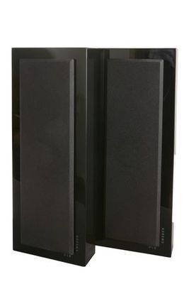 DLS Flatbox Slim Large v2 Wandlautsprecher, schwarzer Klavierlack