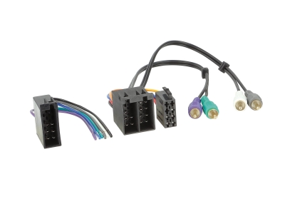 Aktiver Systemadapter VW ISO/10Pin ISO>Cinch/Kabel