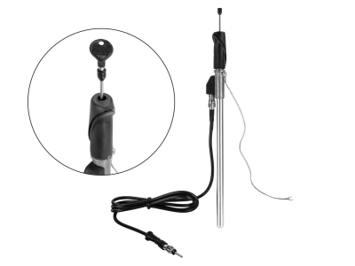 Teleskopantenne AM/FM VW Golf III, Chrom