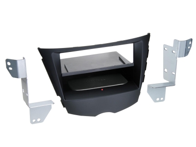 Facia-Rahmensatz 2-DIN Hyundai Veloster, schwarz