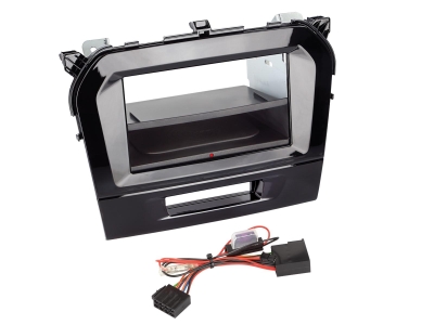 Einbaurahmen 2-DIN INBAY® Suzuki Vitara, schwarz