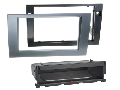 ACV Einbaurahmen 2-DIN Audi/Seat, anthrazit