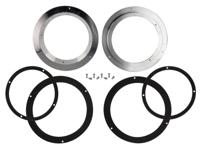 Lautsprecheradapter Ø200mm auf Ø165mm, Aluminium