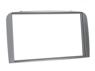Einbaurahmen 2-DIN Alfa Romeo 147/GT, silber