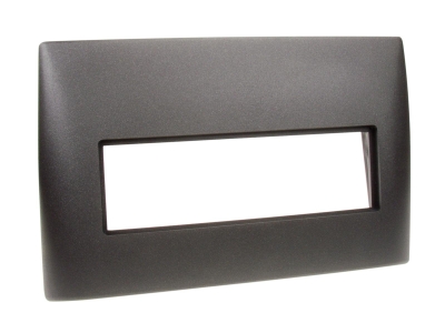 Einbaurahmen 1-DIN Fiat Stilo, schwarz