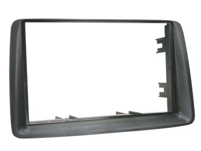 Einbaurahmen 2-DIN Fiat Panda, grau