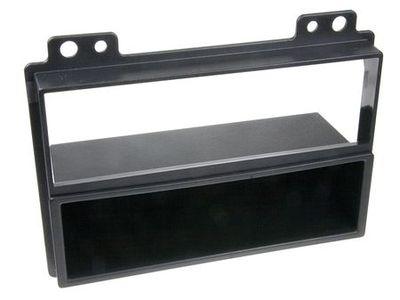 Montagerahmen Ford 1-2DIN mit Ablagefach 2001- schwarz