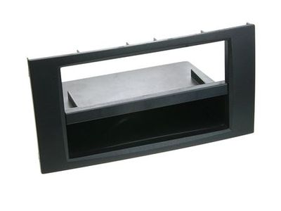 Montagerahmen Ford 1-DIN mit Fach 2003- schwarz