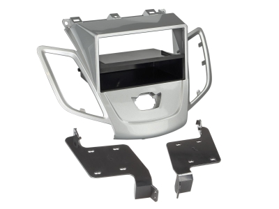 Montagerahmen 2-DIN Ford Fiesta, silber