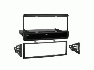Montagerahmen 1-DIN mit Ablagefach Ford/Mazda/Mercury, schwarz