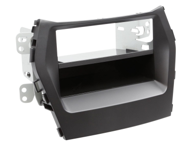 Montagerahmen 2-DIN mit Ablagefach, Hyundai Santa Fe schwarz