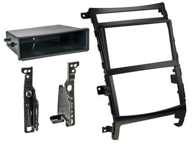 Montagerahmen 1-DIN Hyundai ix55 09-, Veracruz 06- schwarz