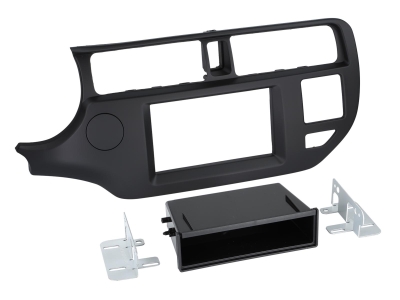 Einbaurahmen 2-DIN mit Ablagefach, Kia Rio 09/2011->
