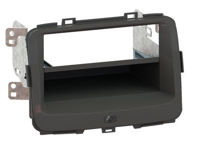 Einbaurahmen 1-DIN mit Ablagefach Kia Carens 2013-